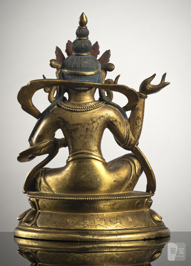 A gilt-bronze figure of a Bodhisattva - 图2